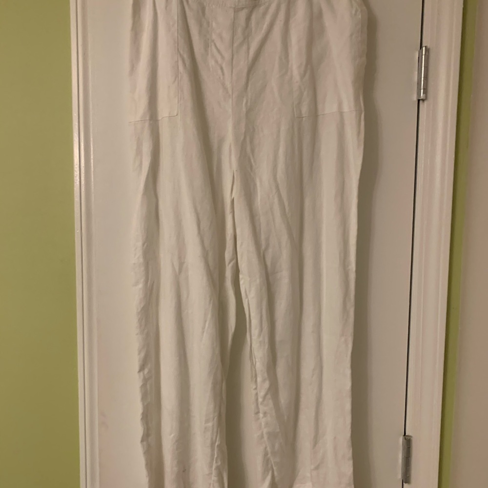 Neiman Marcus Linen Pants
